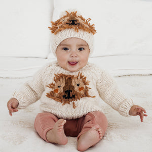 Huggalugs - Lion Sweater for Baby & Toddler due July: 0-6 months