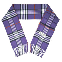 Load image into Gallery viewer, Glory Max - Unisex Winter Scarf Classic Tartan Plaid Soft Cashmere Feel  - Black
