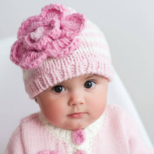Load image into Gallery viewer, Huggalugs - Parfait Pink Ziggy Beanie Hat Baby &amp; Kids - M (6-24 Months)
