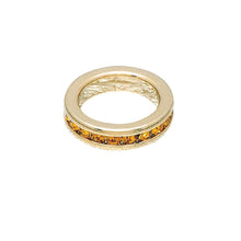 Load image into Gallery viewer, Maya J - 14mm Original Birthstone Necklace Charms - 6 Pack (By Month): October - Yellow
