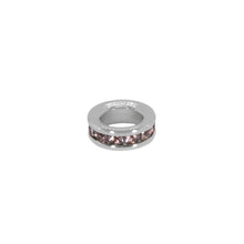 Load image into Gallery viewer, Maya J - Mini Birthstone Charms - 8mm Gold-Plated - 6 Pack (By Month) - June - White
