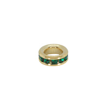 Load image into Gallery viewer, Maya J - Mini Birthstone Charms - 8mm Gold-Plated - 6 Pack (By Month) - April - Yellow
