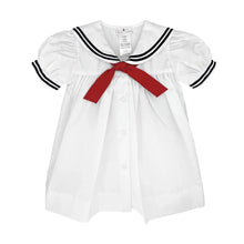 Load image into Gallery viewer, Petit Ami &amp; Zubels - Nautical Sailor Dress - Navy / 9 Month
