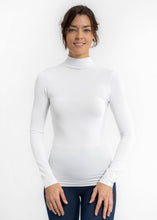 Load image into Gallery viewer, ELIETIAN - Long Sleeve Mock Neck Top: Black / One Size

