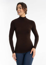 Load image into Gallery viewer, ELIETIAN - Long Sleeve Mock Neck Top: Black / One Size
