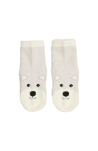 Marshmallow Bear Crew Sock Set Small