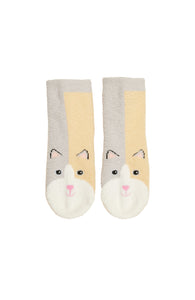 Calico Cat Crew Sock Set Small