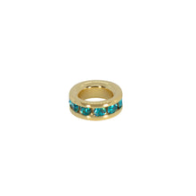 Load image into Gallery viewer, Maya J - Mini Birthstone Charms - 8mm Gold-Plated - 6 Pack (By Month) - June - Yellow
