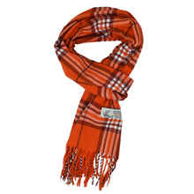Load image into Gallery viewer, Glory Max - Unisex Winter Scarf Classic Tartan Plaid Soft Cashmere Feel  - Pink
