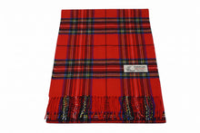 Load image into Gallery viewer, Glory Max - Unisex Soft Cashmere Feel Stewart Plaid Winter Muffler Scarf - Navy
