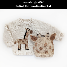Load image into Gallery viewer, Huggalugs - Giraffe Sweater for Baby &amp; Toddler due July: 12-18 months
