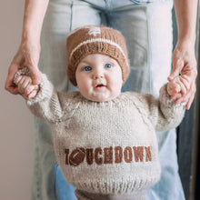 Load image into Gallery viewer, Huggalugs - Touchdown Football Sweater for Baby &amp; Toddler: 6-12 months
