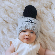 Load image into Gallery viewer, Huggalugs - Hockey Beanie Hat Ice Grey Baby &amp; Kids due July: S (0-6 months)
