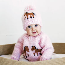 Load image into Gallery viewer, Huggalugs - Pony Sweater Blush for Baby &amp; Toddler: 0-6 months
