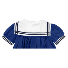 Load image into Gallery viewer, Petit Ami &amp; Zubels - Nautical Sailor Dress - Navy / 24 Month
