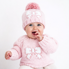 Load image into Gallery viewer, Huggalugs - Bow Sweater for Baby &amp; Toddler Girls - 6-12 months
