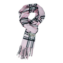 Load image into Gallery viewer, Glory Max - Unisex Winter Scarf Classic Tartan Plaid Soft Cashmere Feel  - Orange
