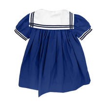 Load image into Gallery viewer, Petit Ami &amp; Zubels - Nautical Sailor Dress - Navy / 2T
