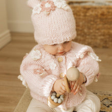 Load image into Gallery viewer, Huggalugs - Flower Cardigan Sweater Baby &amp; Toddler due July: 0-6 months
