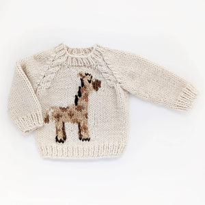 Huggalugs - Giraffe Sweater for Baby & Toddler due July: 12-18 months