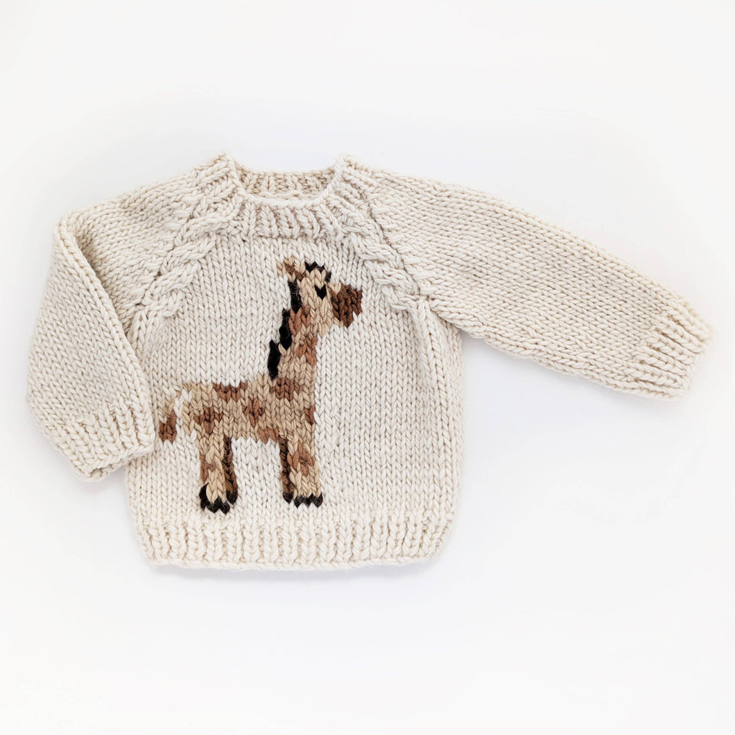 Huggalugs - Giraffe Sweater for Baby & Toddler due July: 12-18 months