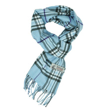 Load image into Gallery viewer, Glory Max - Unisex Winter Scarf Classic Tartan Plaid Soft Cashmere Feel  - Black

