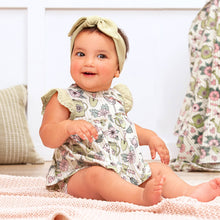 Load image into Gallery viewer, Tesa Babe - Garden Bloom Skirted Bodysuit: 0-3M
