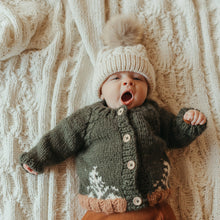 Load image into Gallery viewer, Huggalugs - Forest Loden Cardigan Sweater Baby &amp; Toddler: 12-18 months
