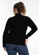 Load image into Gallery viewer, ELIETIAN - Long Sleeve Mock Neck Top: Black / One Size
