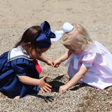 Load image into Gallery viewer, Petit Ami &amp; Zubels - Nautical Sailor Dress - Navy / 24 Month

