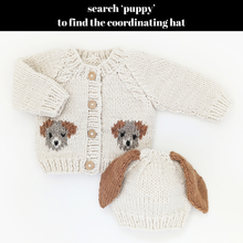 Load image into Gallery viewer, Huggalugs - Puppy Cardigan Sweater Baby &amp; Toddler - 2-3T
