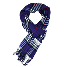Load image into Gallery viewer, Glory Max - Unisex Winter Scarf Classic Tartan Plaid Soft Cashmere Feel  - Lavender
