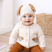 Load image into Gallery viewer, Huggalugs - Puppy Dog Beanie Hat for Baby &amp; Kids - M (6-24 months)
