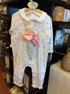 Blossoms Playsuit with Binkie 9-12 months