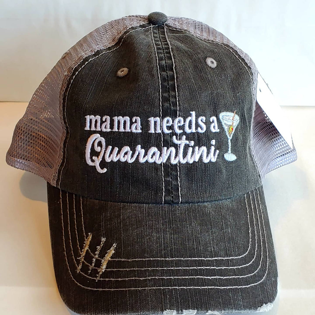 Mama Needs A Quarantini Hat