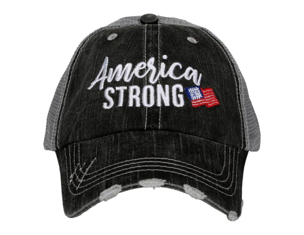 AMERICA STRONG TRUCKER HAT