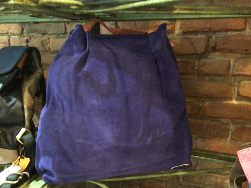 Sophia Shopper Suede Shoulder Bag ~ Various Leather Color CALL FOR CURRENT COLOR CHOICES